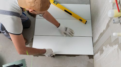 bathroom tiling installation