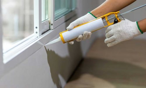 caulking window caulking window